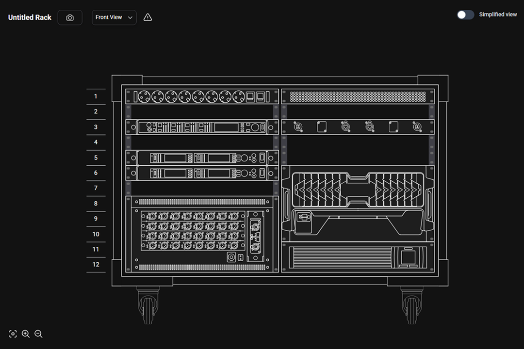 Demo rack light mode